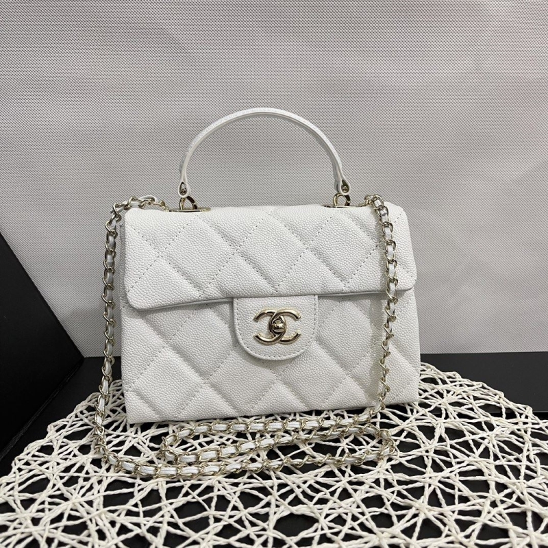 Ch**el top handle bags